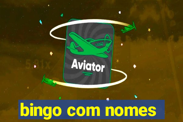 bingo com nomes